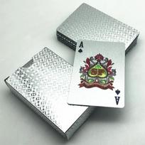 Gold Playing Cards 24k New Plastic Poker Game Deck Foil Pokers Pack Magic Waterproof Card Gift Collection Gambling Board Game Matches the image