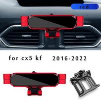 New Car Phone Holder For Mazda CX5 CX 5 KF CX 8 KG 2017 2021 2022 Car Styling Bracket GPS Stand Rotatable Support Mobile Accesso gray