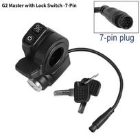 Security Throttle for Kukirin G2 Master E-Scooter Key Ignition Switch & Thumb Accelerator Combo in Single Handlebar Control Unit