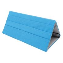Poker Card Holder Fabric Folding Multi Layered Stylish Game Card Rack Tabletop Stand Blue mėlyna