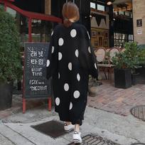 KOSY  Women Cardigan Valentines Day Clothes Heart Embroidery V Neck Single Breasted Long Sleeve Sweater Tops Streetwear One size juoda