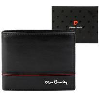 Poziomy Skórzany męski portfel od Pierre Cardin