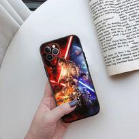 Žvaigždžių karų meno dėklas telefonui Motorola Moto Edge 60 60s 70 G86 G56 G54 E14 G04S G45 G54 G64 Pro Power Neo Fusion Motorola Moto G64 black