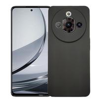 For ZTE Nubia Focus Pro 5G Case Black Matte Soft TPU Back Phone Cover for Nubia Focus Pro Cases Shells Frosted Protective Capa Nubia Focus Pro 5G juoda