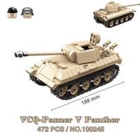Kariniai Tankai Stuart SdKfz251 PanzerVI Sherman JAV Armija Quan Guan Antrojo Pasaulinio Karo Kareivis Figūrėlė Statybinis Blokelis Plyta vaikams Vaikų Žaislas beige