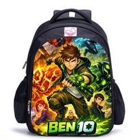 Ben10 Paauglių Hakeris Klasikinė Juoda Mokyklinė Kuprinė Berniukams Sumažina Krūvį Kuprinė su Paminkštinimu Pradinių Klasių Mokiniams Kasdienė Mokyklinė Kuprinė black-small black