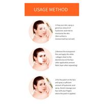 10 Packs Melting Collagen Film Hydrating Prevent Fine Lines Protect Skin Anti Aging Soluble Collagen Supplement Film white