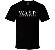 Wasp Metal Band 80's Music T Shirt L gray