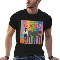 The Pixies TShirt Big Size Loose Fit Tee Shirt 4XL black