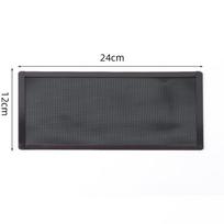Magnetic PC Fan Dust Filter 12x12cm 12x24cm PVC Mesh Net Dustproof Cover for Computer Cooler Case Anti-Dust Screen Protector black