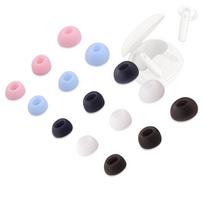 Silicone Ear Tips for Anker Soundcore Life P2 P3 985 A20i Dot2 Earbuds Eartips for Liberty 4 NC TWS Tips Headphones Earplugs M-3Pairs balta