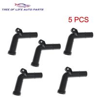 1/2/5/10x Water Hose Pipe Flange For DACIA Logan Sandero I II 1.0 1.2 16V 2006+ 7700111985 7700869863 8200702752 7700 111 985 5 PCS