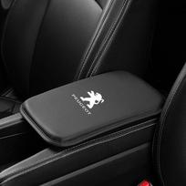 Odinis automobilio porankio pagalvėlė Centrinės konsolės apsauginis alkūnės atramos padas Peugeot 206 207 307 3008 2008 308 407 408 508 301 208 1pc black