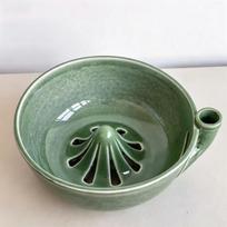 Self-spinning Ceramic Berry Washer Automatic Vortex Self-Rotating Fruit Cleaner  Healthy Eating šviesiai žalios spalvos