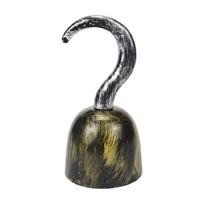 Costume Pirate Hook Hand Prop with Inner Finger Holder for Halloween Costumes, Stage Shows and Themed Party Looks gray