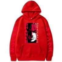 ONE PIECE Pirate King Movie RED Shanks Fleece Hoodie Unisex Sweatshirt red
