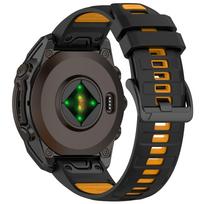 For Garmin Fenix 9 Pro 51mm 8 7X 7 Fenix 6X 5X 5Plus Tactix 7 Silicone Belt Bracelet Fenix 8 Band 47mm 22mm 26mm Quick Fit Strap QuickFit 22mm black