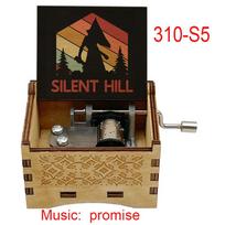 Silent Hill 2 Baisus Išgyvenimo Žaidimas Medinė Muzikinė Dėžutė Pažadas (Pakartojimas) Melody Speciali Dovana Gerbėjams Draugams Helovino Ornamentas 3 310-S5-hand