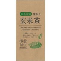 Midori-en Japanese Matcha Genmaicha Green Tea with Roasted Rice and Kukicha 100g Loose Leaf Savory Aroma gray