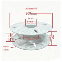 1Pcs Detachable Heat Resistant Abs Empty Filament Reel 3D Printers Reusable Spool For 1Kg Refill Filament For Bambu Lab White