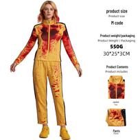 Kill Bill Kraujuota Nuotaka Cosplay Kostiumas - Geltonas Helovino Kostiumas Adult XL orange