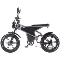 RANDRIDE elektriniai dviračiai 1000 W * 2 variklis Shimano mechaninis stabdys ebike dvigubo smūgio pakaba elektrinis motociklas DM711 juoda