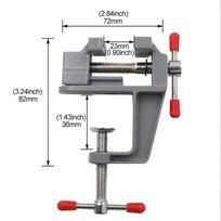 Mini Aluminium Bench Vise DIY Tools Mini Bench Vise Bench Vise Table Vise Small Bench Vise Fixed Tool Small Flat Nose Plier Pack of 1