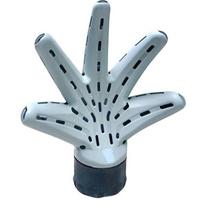 [Compatible] Quick Dry Hair Diffuser Handheld Nozzle Long Hair Back Drying gray gray