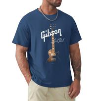 Šaunūs Gibson gitarų marškinėliai Grafiniai marškinėliai Vyriški Gibson marškinėliai Rokas Grunge Muzikos mylėtojų marškinėliai Hipster viršūnės Hip Hop kasdienės viršūnės XL ruda