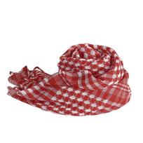 Lattice Print Bandana Hair Kerchief Tie Back Head Wrap for Hot Male Photo Props raudona