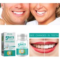 EELHOE White Teeth Powder 5 Days Plaque Tartar Remover Clean Yellow Teeth Stain Remover Good Breath Teeth Cleaning Powder 50g 50g brown