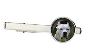 Dogo Argentino - tie clip, ornament, jewelry for an evening outfit by Art-Dog sidabras