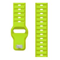 Sportinis silikoninis dirželis Amazfit Cheetah Pro / Apvalus dirželis Amazfit GTR 4 Ltd Edition GTR3 Pro 2 2e GTS mini Bip laikrodžiui 20mm žalia
