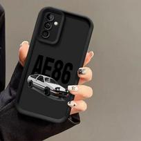 I-Initial D AE86 Tail Light Vehicle Phone Case For Samsung Galaxy S26 S25 S24 S23 S22 S21 FE S20 ULTRA PLUS TPU Case Shell Cover SamsungS235G black