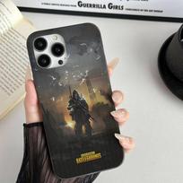 Game P-PUBG B-BATTLEGROUNDS For iPhone 16 15 11 12 13 14 17 Pro Max PLUS Pro Soft Corrugated Silicone Back Phone Case iPhone 13 pro gray