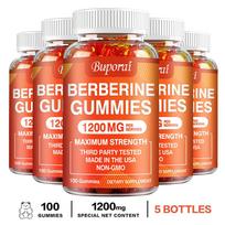 Buporai berberino gumijos, kurių sudėtyje yra 1200 mg berberino ir Ceilono cinamono ekstrakto, tinka tiek vyrams, tiek moterims. 100*5