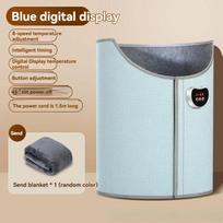 Foot Warmers Under The Desk Office Leg Foot Warmers Heating Pad Winter Cushion Folding Electric Heater gray