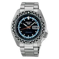 Seiko 5 Sports Retro Color Collection 2 Special Edition  Sports style  SBSA245 Men's Watch, Black Dial (6119-7170 Motif) black
