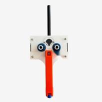 Durable Heavy Duty Wire Puller Handheld Fish Tape Cable Feeder Smooth 8mm Wire Tugger Wall Underground Data Center oranžinė