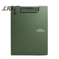 A4 Clipboard Folder Clamp Binder with Strong Clip, Durable Thickened Hard Plate File Hardboard Writing Pad Folder, Portable Contracts Reports Vertical payment žalia