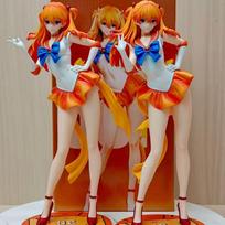 Hot Anime Asuka Langley Soryu Figure Shikinami Asuka Rangure Figures Pvc Colletion Statue Desk Decora Model Doll Toy Gifts brown