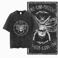 System of A Down Toxicity Album Graphic T-shirt Washed Vintage Men Women Oversized Streetwear Casual Summer Cotton Short Tee L gray