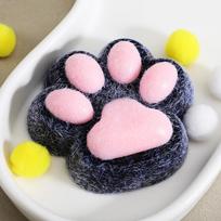 Cute Cat Paw Squeeze Toy - Soft Squishy Stress Relief For Anxiety & Relaxation - Fun Decompression Gift For Adults & Kids black