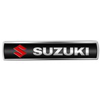 3D Metaliniai Automobilio Emblemos Lipdukai Kėbulo Šoninės Sparno Apdailos Lipdukas Suzuki Ignis Jimny Samurai Alto SX4 Swift Grand Vitara Baleno 1PC black