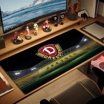 Dynamo Dresden Large Size Mouse Pad Large Gaming Table Cushion Non-slip Laptop Tablet Big Mousepad XXL Mat Mini PC Playmat With Lock edge 40cmx90cm(15.7x35.4inch) brown