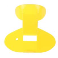 Oral Muscle Training Nose Whistle Nose Flute Pronunciation Trainer  for Toddlers geltona