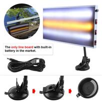 Professional Dent Repair Tool LED Light Super PDR Dent Repair Auxiliary Tool Line Board Light Dent Reflector Car Dent Detection 3-Lights Lamp gray