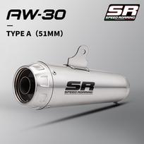 60MM Motorcycle Exhaust Muffler with DB Killer Laser for MT09 S1000RR R1200GS Z1000 Z900 Z400 cb190 ZX4R R3 R1 AW30 Silver 51MM white