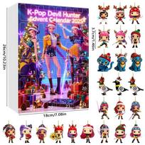 Kpop Demon Hunters Christmas Advent Calendar With Acrylic Ornaments For Festive Gift Style D