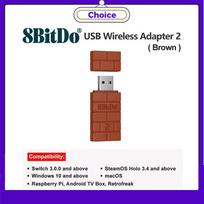 8Bitdo Bluetooth USB RR Adapter Wireless for Switch  Windows Mac Raspberry Pi Switch 2 Lite  OLED Support PS3 PS4 PS5 Controller ruda